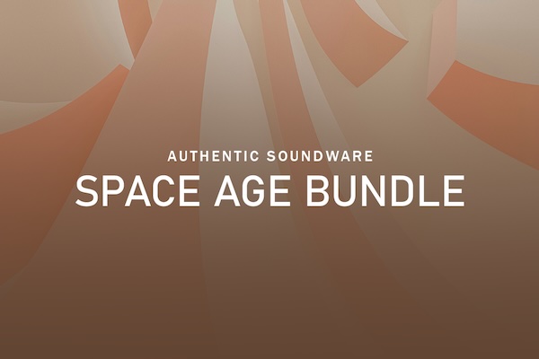 Authentic Soundware「Space Age Bundle」1950〜60年代の宇宙時代を再現するサウンドライブラリ!600以上のワンショットと10種類のコンストラクションキット収録、Lounge・Bossa Nova・Crime Jazz・Easy Listening まで網羅したレトロフューチャーな音楽制作の決定版|DTMプラグインセール