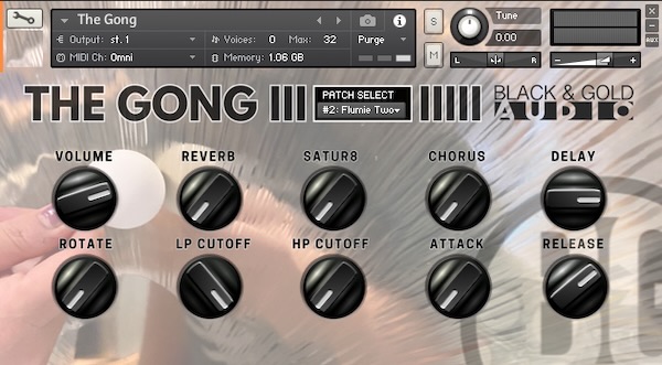 Black & Gold Audio「The Gong」ゴングの神秘的な響きとモジュラーシンセによる実験的サウンドを融合!ドローン、クレッシェンド、打撃音まで収録し、アンビエントや映像音楽に最適な表現力豊かなライブラリ|DTMプラグインセール