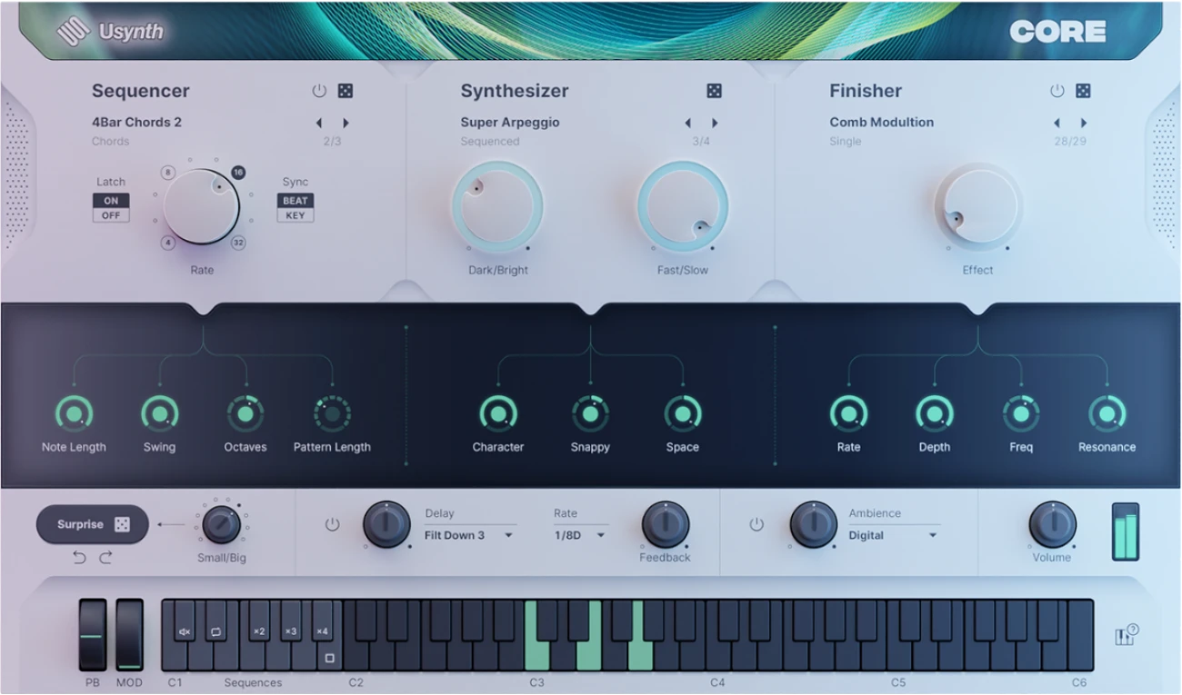 Ujam「Usynth Core」無人島に持参すべき万能シンセサイザー！ベースからアルペジオまで網羅する、Peter Gorges 40年の経験が凝縮されたオールパーパス・シンセ・エッセンシャル・コレクション｜DTMプラグインセール