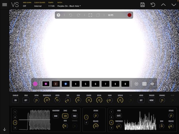 Imaginando「VS - Visual Synthesizer」音楽を視覚化する革命!オーディオ&MIDI反応型ビジュアル創造、多層シェーダーシステムと50種類のマテリアルで実現する次世代オーディオビジュアル・クリエイティビティ|DTMプラグインセール