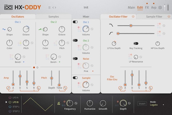 UVI「HX-ODDY」世界初デュオフォニック・シンセの復活!1972年誕生の時代を先駆けた伝説的アナログシンセ、2500/2600モジュラー系譜のオリジナル白フェイスMk1を完全再現|DTMプラグインセール