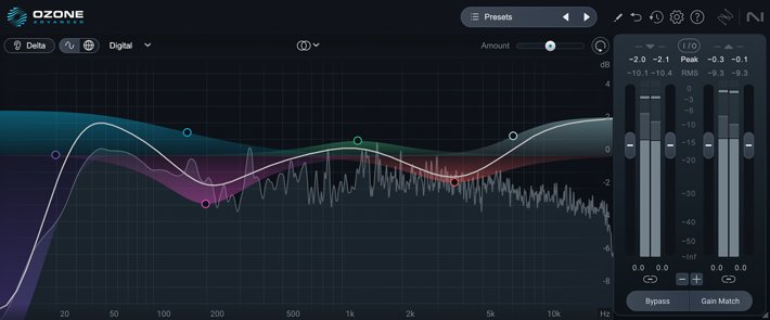 iZotope「Ozone 12 EQ」マスタリングに特化した高機能イコライザー！不要な低域処理からボーカルの明瞭化、高域の空気感付与まで幅広く対応できる、最強の無料EQ｜DTMプラグインセール