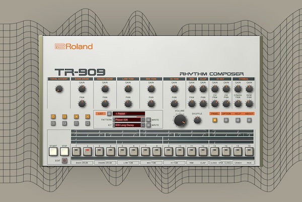 Roland「TR-909」エレクトロニック・ミュージック史の金字塔！1983年誕生のアナログ/デジタル・ハイブリッド革命、テクノ・ハウス・アシッド・インダストリアルを支配する約1万台限定生産の不朽の名機がDAWに降臨｜DTMプラグインセール