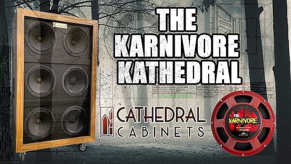 Kohle Audio Kult「The Karnivore Kathedral」Eminence KarnivoreスピーカーとCathedralキャビネットの組み合わせで実現した、圧倒的なリアリズムを持つ高品質IRパック|DTMプラグインセール