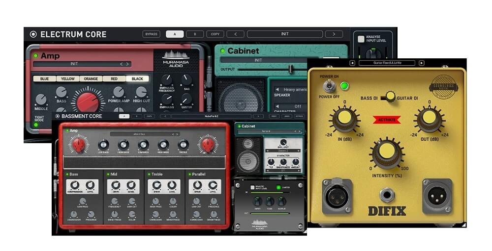 United Plugins「United Guitar Essentials」録音した音がこもる…ギターの音が細い…そんな宅録の悩みを一発解決！DI補正・アンプ・キャビネット処理まで簡単・高音質で完結する万能バンドル｜DTMプラグインセール