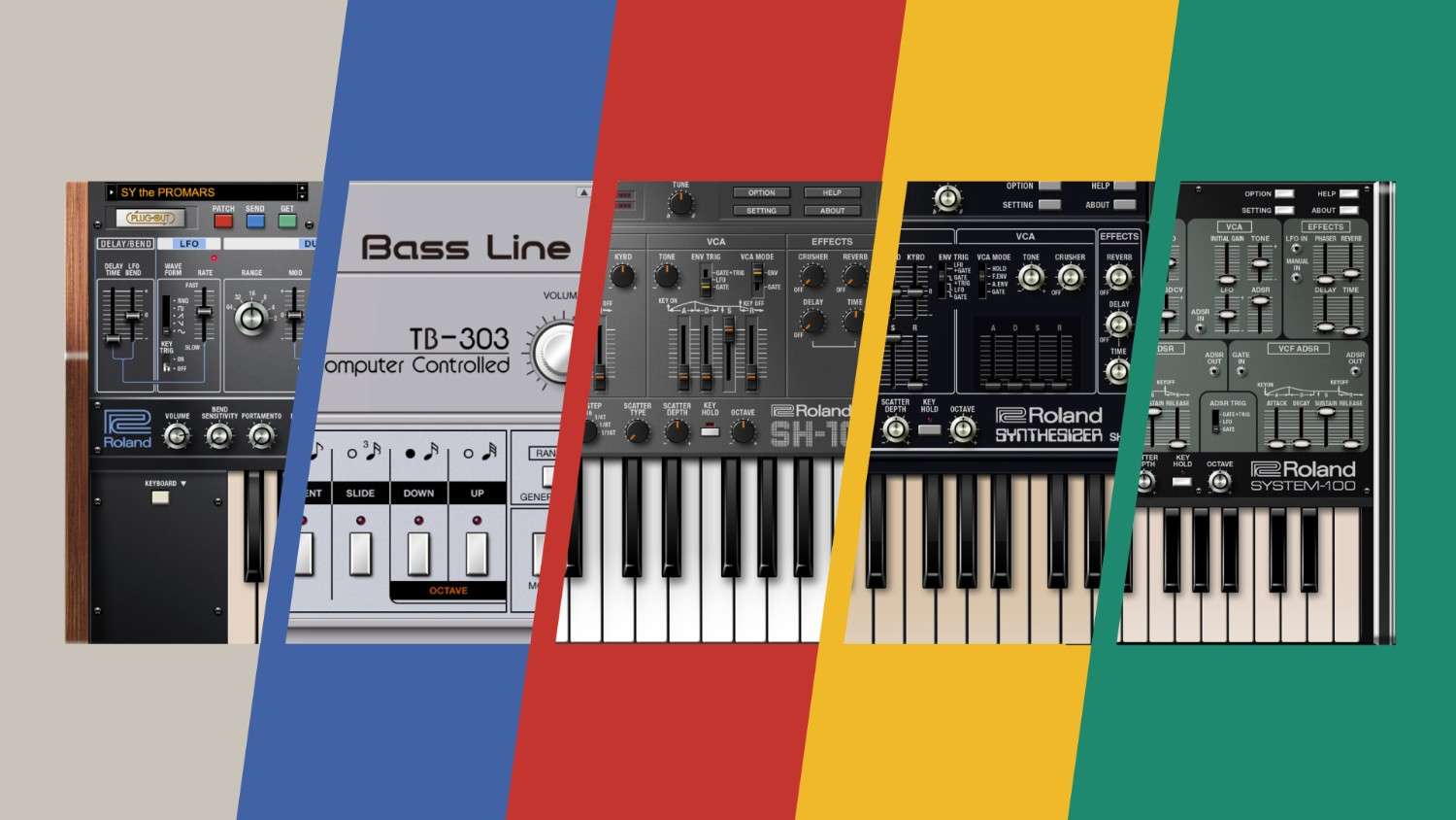Roland「Analog Monosynth Collection」70〜80年代の音楽シーンを形作った名機を忠実に再現！SH-101やTB-303を中心に、アシッドハウスからシネマティックまで幅広く活用できる最強のシンセパッケージ｜DTMプラグインセール