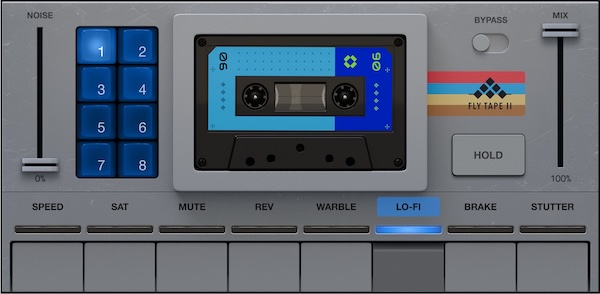 AIR Music Technology「Fly Tape II」クラシック・カセット・キャラクターの完全復活！8独立テープスタイル・モード、レトロ・ソニック・テクスチャー×カラフル・サトレーション搭載ヴィンテージ・テープ・エミュレーター｜DTMプラグインセール