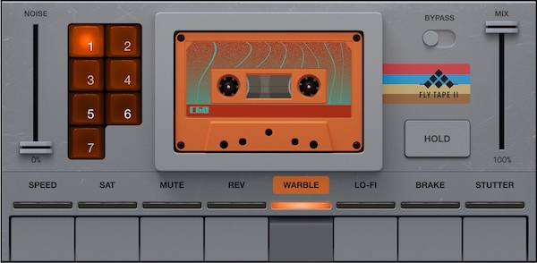 AIR Music Technology「Fly Tape II」クラシック・カセット・キャラクターの完全復活！8独立テープスタイル・モード、レトロ・ソニック・テクスチャー×カラフル・サトレーション搭載ヴィンテージ・テープ・エミュレーター｜DTMプラグインセール
