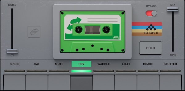 AIR Music Technology「Fly Tape II」クラシック・カセット・キャラクターの完全復活！8独立テープスタイル・モード、レトロ・ソニック・テクスチャー×カラフル・サトレーション搭載ヴィンテージ・テープ・エミュレーター｜DTMプラグインセール