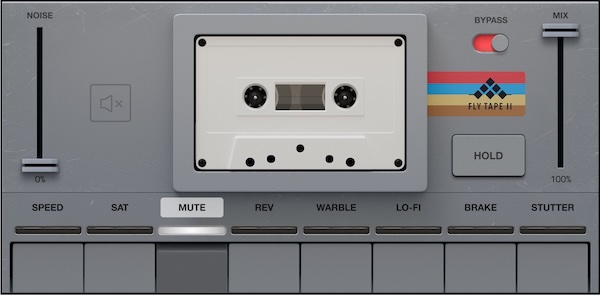 AIR Music Technology「Fly Tape II」クラシック・カセット・キャラクターの完全復活！8独立テープスタイル・モード、レトロ・ソニック・テクスチャー×カラフル・サトレーション搭載ヴィンテージ・テープ・エミュレーター｜DTMプラグインセール