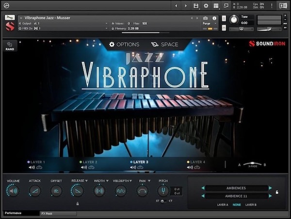 Soundiron「Jazz Vibraphone」Pearl USA協力による最高峰ジャズ・ヴィブラフォン・ライブラリ!4オクターブAdams Alpha×ヴィンテージMusser収録、53GB・38,540ステレオサンプルで温かみ・スウィング・微妙さを完璧に捉えた熟練演奏楽器の真髄|DTMプラグインセール