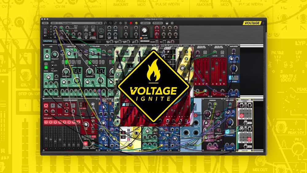 Cherry Audio「Voltage Modular Ignite」最高峰サウンド・最強パワー・最大柔軟性を実現！ジャック当たり無制限ケーブル×バス機能×無制限バリエーション搭載の新次元モジュラー・シンセシス｜DTMプラグインセール