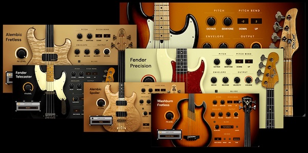 Tracktion「Dan Dean Essential Bass」100プリセット超×ウルトラ・リアリズム・アーティキュレーション搭載！6つの希少・絶妙改造ベース・ギター完全収録した、多様性に富んだレコーディング対応のベースコレクション｜DTMプラグインセール