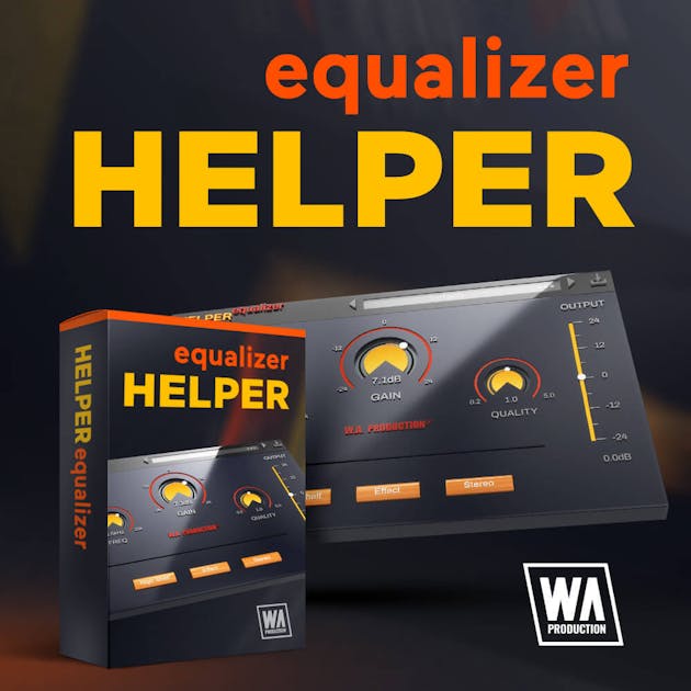 W. A. Production「Helper Series 2」音がこもる・抜けない・まとまらない…ミックスの悩みを、誰でも簡単に解決できる！EQ・歪み・アタック感を簡単に整える3つのプラグインバンドル｜DTMプラグインセール