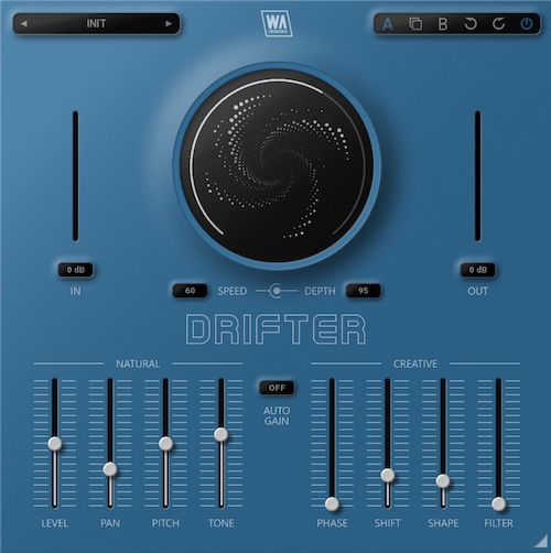 W. A. Production「Drifter」完璧すぎるミックスに魂を吹き込む！音響シフト・パワーハウスが実現する、有機的モジュレーション×人間味あふれる楽器的動きによる音楽蘇生システム｜DTMプラグインセール