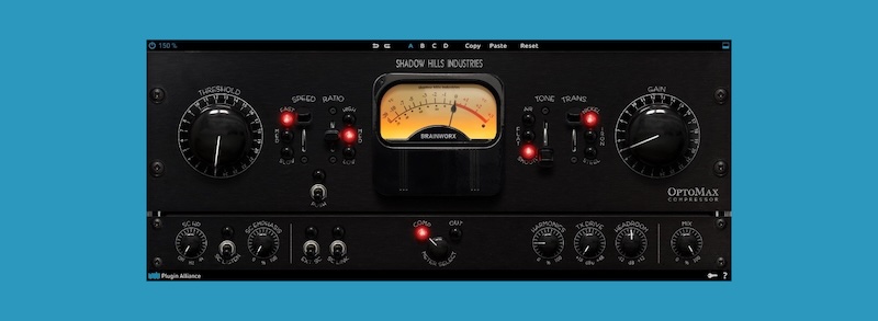 Plugin Alliance「Shadow Hills OptoMax」業界最高峰アナログ・モデリング技術×Shadow Hills光学ハードウェア回路完全再現！単純再創造を超えた音楽的・キャラクタフル・高汎用性オプティカル・コンプレッサー・プラグイン｜DTMプラグインセール