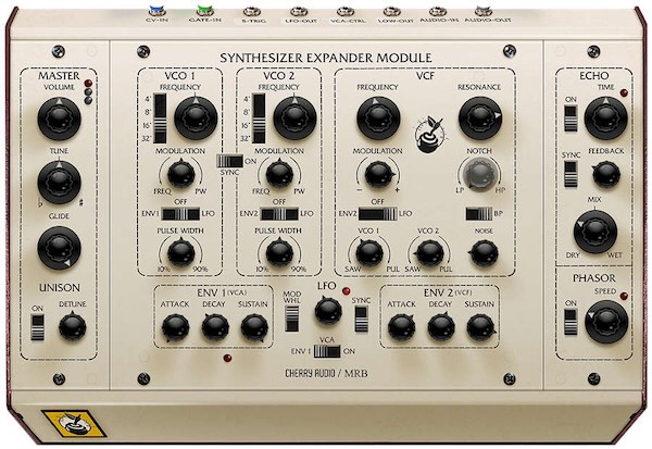 Cherry Audio「Synthesizer Expander Module」1974年のOberheim名機を現代のDAWで完全再現！ヴィンテージの温かみと最新の操作性を融合し、無料・高音質・軽量の三拍子が揃ったモノフォニックシンセ｜DTMプラグインセール