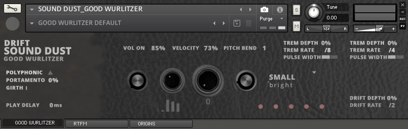 Sound Dust「Wurlitzer Toolkit」普通のエレピにもう飽きた?クラシックWurlitzerの美しさに歪みと揺らぎを加えた、Sound Dust渾身の4つの(Good・Bad・Fuzzy・Chaotic)エレピ音源|DTMプラグインセール