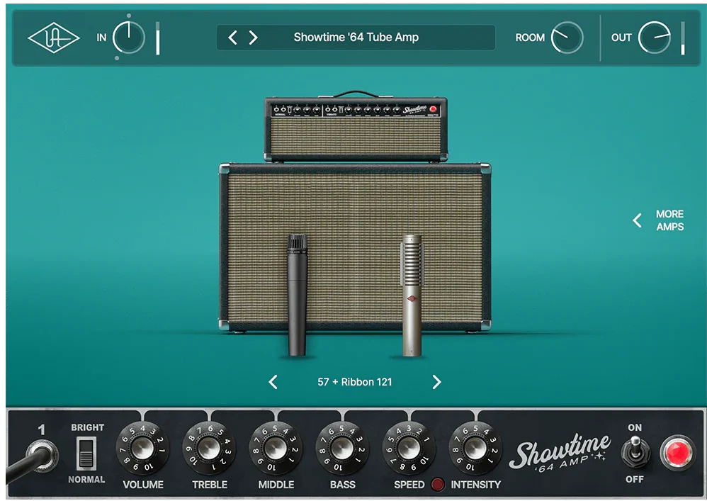 Universal Audio「UAD Showtime '64 Tube Amp」60年代アメリカン・ビンテージチューブアンプの音をDAWで忠実に再現！クリーンからクランチまで幅広く対応するビンテージサウンドの決定版｜DTMプラグインセール