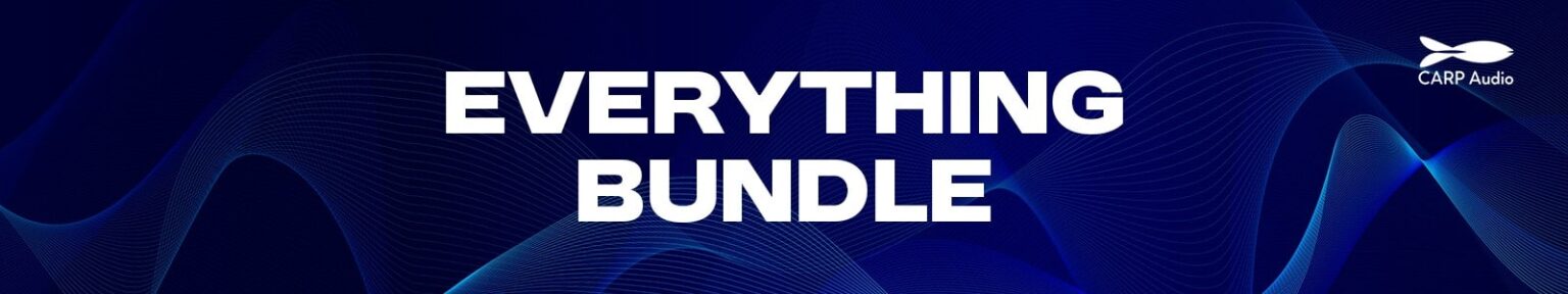 CARP Audio「Everything Bundle」リバーブ、ステレオ処理、ピッチモジュレーション、自動化…すべての処理が直感的に！ミックスもサウンドデザインもこれひとつで解決する全機能バンドル｜DTMプラグインセール