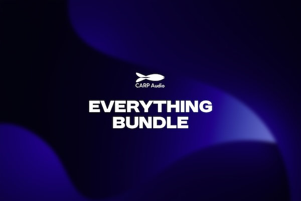 CARP Audio「Everything Bundle」リバーブ、ステレオ処理、ピッチモジュレーション、自動化…すべての処理が直感的に！ミックスもサウンドデザインもこれひとつで解決する全機能バンドル｜DTMプラグインセール
