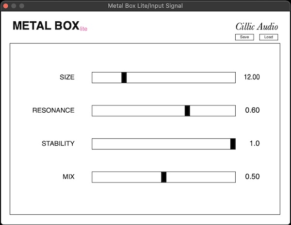Cillic Audio「Metal Box Lite」1962年の初期リバーブ理論をベースに偶然のバグを活かして生まれた、ガラスのように歪んだ響きを奏でる実験的リバーブプラグイン|DTMプラグインセール