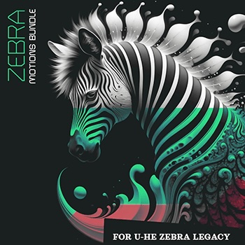 Ocean Swift Synthesis「Zebra Motions Bundle for u-He Zebra 2」Zebra 2を持っているなら必見！337種類の生命感あふれるプリセットで動きと感情を楽曲に与え、EDM・シネマティック・アンビエントまで幅広く対応するサウンドデザインツール｜DTMプラグインブティック