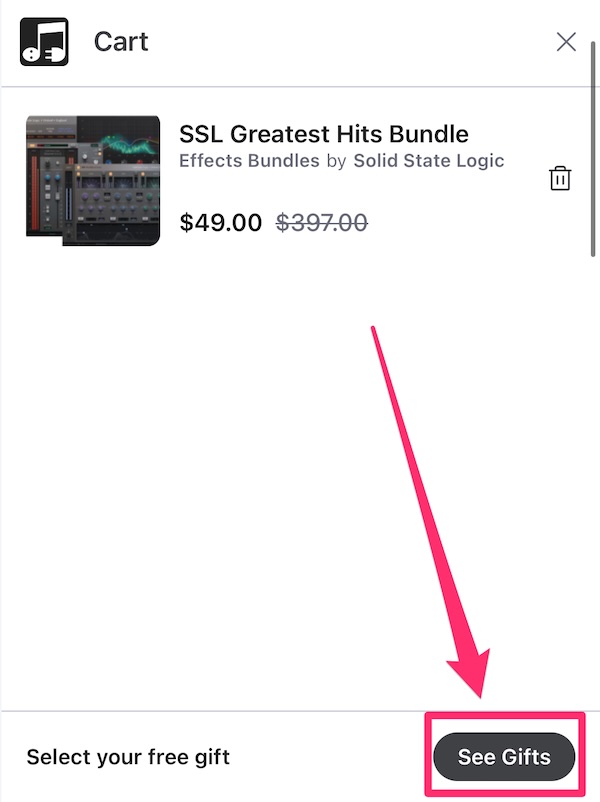 pluginboutique（プラグインブティック）の購入特典