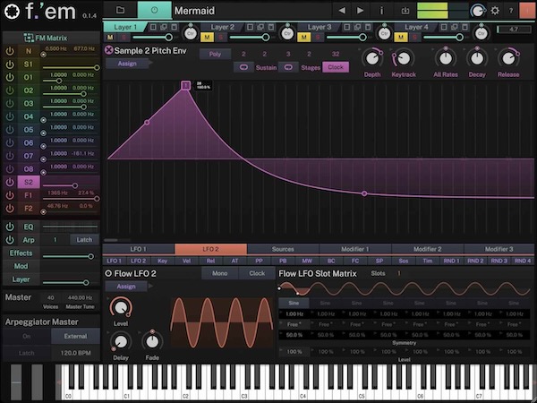 Tracktion「F.’em」11オペレーターと自由なFMマトリックス、サンプル統合、4レイヤー構造、豊富なフィルターとエフェクト、MPE対応まで備え、クラシックDX7系サウンドから現代的ベース、シネマティックなテクスチャまで自在に生み出せる次世代ハイブリッドシンセ｜DTMプラグインセール