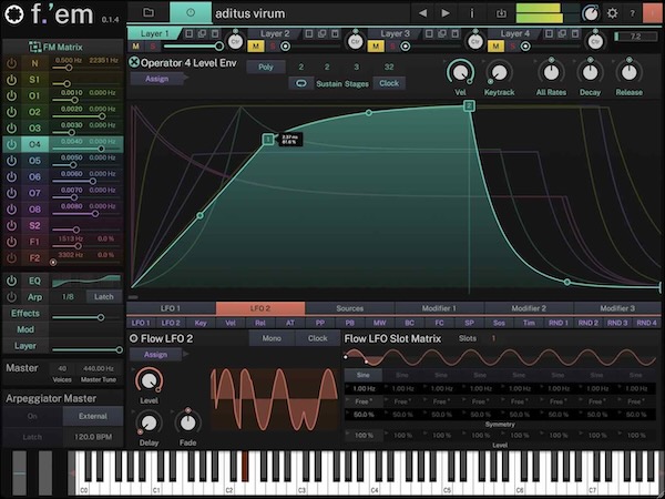 Tracktion「F.’em」11オペレーターと自由なFMマトリックス、サンプル統合、4レイヤー構造、豊富なフィルターとエフェクト、MPE対応まで備え、クラシックDX7系サウンドから現代的ベース、シネマティックなテクスチャまで自在に生み出せる次世代ハイブリッドシンセ｜DTMプラグインセール