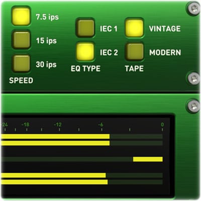 McDSP「Analog Channel」AC101デジタル・プリアンプ構成で過剰なゲインでもデジタル・ディストーション回避し、AC202テープマシン・エミュレーションでバイアス・再生速度・IEC1/2イコライゼーションを超えた調整を実現する2イン1プラグイン｜DTMプラグインセール