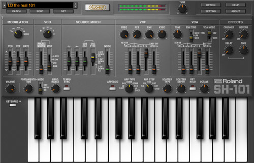 Roland「SH-101」当時の複雑なシンセに比べて基本的なモノフォニック構造ながら、明るくエッジの効いたトーンと刺激的なサウンド・エフェクトを高速プログラミング可能にし、キーボーディストの舞台イメージを再定義した控えめだが華やかなモノシンセ｜DTMプラグインセール