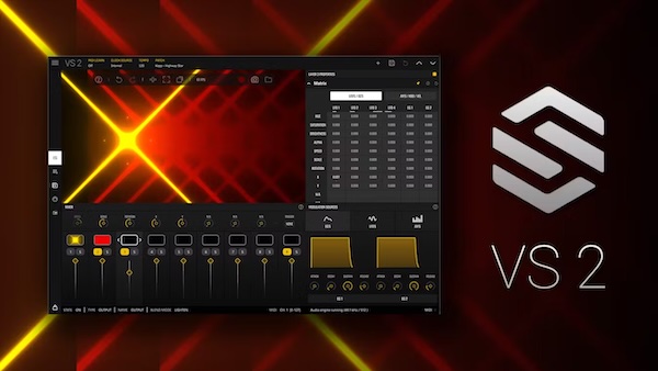 Imaginando「VS - Visual Synthesizer 2」音と映像がリアルタイムに融合！53種類のシェーダーと8レイヤー構成で無限の表現力が可能な、VSが実現するプロ仕様のオーディオリアクティブビジュアル｜DTMプラグインセール