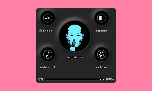 Baby Audio「Humanoid」現代ボーカルの音響限界を押し広げる革新的ボイス操作機能により、歌唱スキル不要で人間と機械の質を融合したユニークな音色をシンセ波形に変形させ、声を完全にシンセサイザー化する最先端ハードチューニング｜DTMプラグインセール