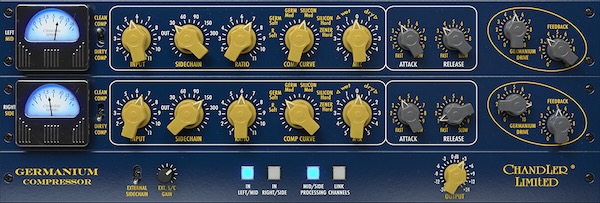 Softube「Chandler Limited Germanium Compressor」レシオ設定を算術ではなく耳で調整し、ニー設定をダイオード組み合わせで命名するという芸術的アプローチにより、EQ・ディストーション・トランジエント・デザイナーを一台で置き換える高汎用性モジョー・マシン