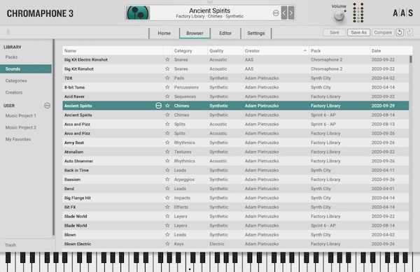 Applied Acoustics Systems「Chromaphone 3」打つ・鳴る・共鳴する！サンプルも波形も使わずに、物理現象そのものをシミュレートして音を生み出す革新的シンセサイザー｜DTMプラグインセール