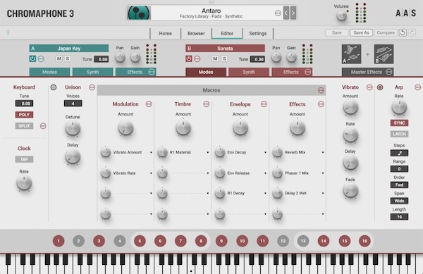 Applied Acoustics Systems「Chromaphone 3」打つ・鳴る・共鳴する！サンプルも波形も使わずに、物理現象そのものをシミュレートして音を生み出す革新的シンセサイザー｜DTMプラグインセール