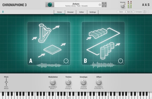 Applied Acoustics Systems「Chromaphone 3」打つ・鳴る・共鳴する！サンプルも波形も使わずに、物理現象そのものをシミュレートして音を生み出す革新的シンセサイザー｜DTMプラグインセール