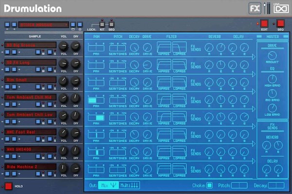 UVI「Emulation II+」80年代を代表する3つのサンプラー・シンセをひとつに集約！数千のドラム・サンプルを収録したローファイ・ドラムマシンDrumulation+と、巨大なスタック・サウンドや4+1パート・フレーズを生み出せるマルチ・モードを搭載した強力でダイナミックなインストゥルメント｜DTMプラグインセール