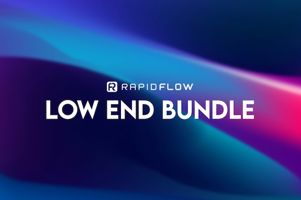 Rapid Flow「Low End Bundle」ミックスの低音がぼやける悩みを一発解消！ミックスの“モコモコ感”をなくし、スッキリした低域を手に入れる3つのプラグインバンドル｜DTMプラグインセール