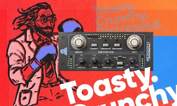 Softube「Empirical Labs Professor Punch-Knuckles」顔面への平手打ちではなく腹の底へのパンチを実現!温かく優しいサチュレーションから力強く爆発的なキャラクターまで、ドラム・ボーカル等に適用できる比類なき独特のELIソニック・キャラクター搭載プラグイン|DTMプラグインセール