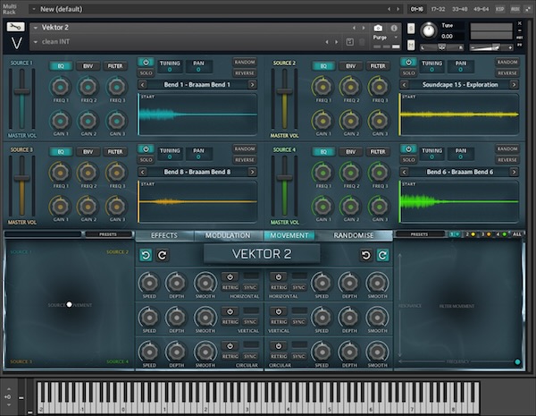 Nova「Vektor 2」音が進化し、空間が動き出す!4オシレーター×モーフィング×モーションによる立体的な音の表現力で、時間とともに音が変化し続けるベクターシンセ|DTMプラグインセール