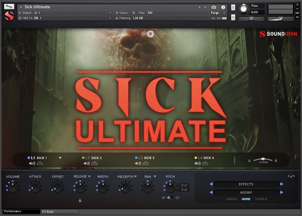Soundiron「Sick Ultimate」Sickシリーズ全7作を収録!ホラー・サスペンス・スリラーの“音の恐怖”を完全再現する究極のサウンドデザインライブラリ|DTMプラグインセール