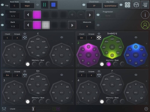 Chord Board「Chord Board」一本の指で729コード・バリエーションを操る!音楽理論も練習も不要で、8,000以上のコード全体から単一指で各コードの無限のバリエーションをアンロック・シーケンス可能にする、創造性解放プラットフォーム|DTMプラグインセール