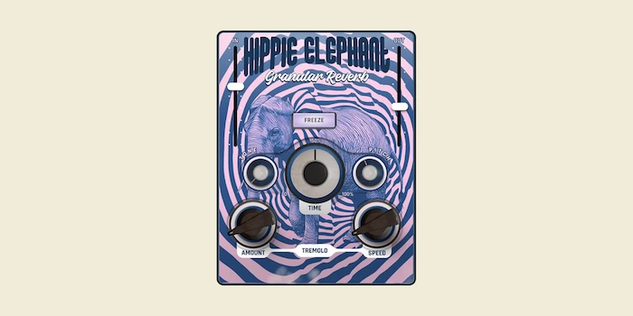 Safari Pedals「Hippie Elephant」ドリーミーで揺らぐスウィーリング・クラウド・マシンが、フリーズ・シマー・メルト機能でギター・ボーカル・シンセをヴィンテージ・サイファイ・アンビエンスの無限の深さへ導くグラニュラー・リバーブ|DTMプラグインセール