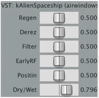 Airwindows「kAlienSpaceship」音を歪ませ、時間を溶かす革新的ディレイ!普通のリバーブでは物足りないあなたに贈る、異次元サウンドデザインの決定版|DTMプラグインセール