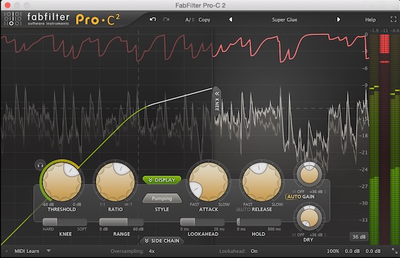 FabFilter「FabFilter Pro-C 2」最も要求の厳しいエンジニア向け高品質コンプレッサー!微妙なマスタリング・コンプレッションから前面に出るリード・ボーカル、魔法のようなドラム・グルー、深いEDMパンピングまで、あらゆる圧縮ニーズをスタイリッシュに解決するプロフェッショナル・コンプレッション|DTMプラグインセール