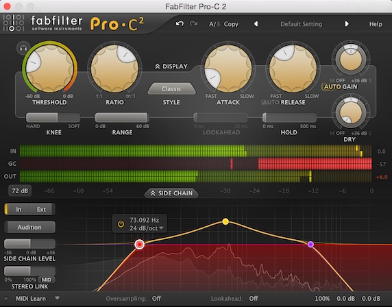 FabFilter「FabFilter Pro-C 2」最も要求の厳しいエンジニア向け高品質コンプレッサー!微妙なマスタリング・コンプレッションから前面に出るリード・ボーカル、魔法のようなドラム・グルー、深いEDMパンピングまで、あらゆる圧縮ニーズをスタイリッシュに解決するプロフェッショナル・コンプレッション|DTMプラグインセール