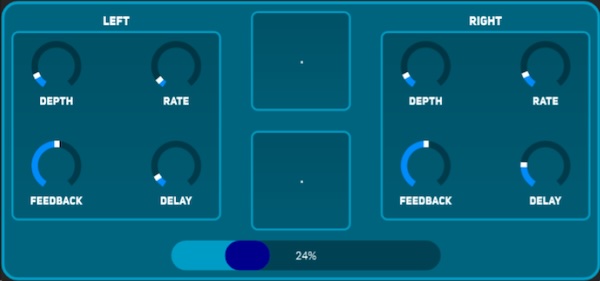 23DSP「StereoChorus - Left/Right Chorus FX」左右で別々に揺れるからこそ音が生きる!ミックスに深み・広がり・動きを与える、ギター・シンセ・ボーカルにも最適なコーラスエフェクト|DTMプラグインセール