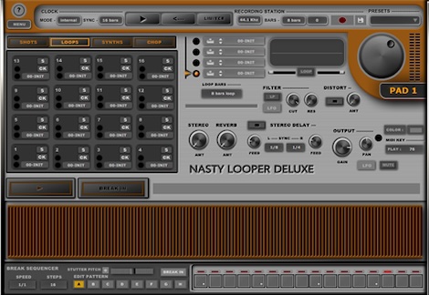 Psytrance Plugins「Nasty Looper Deluxe」ライブパフォーマンスからスタジオでの本格制作、さらにはマスタリングまで!思いついた瞬間を逃さずトラック制作まで一気に完結できる万能プラグイン|DTMプラグインセール